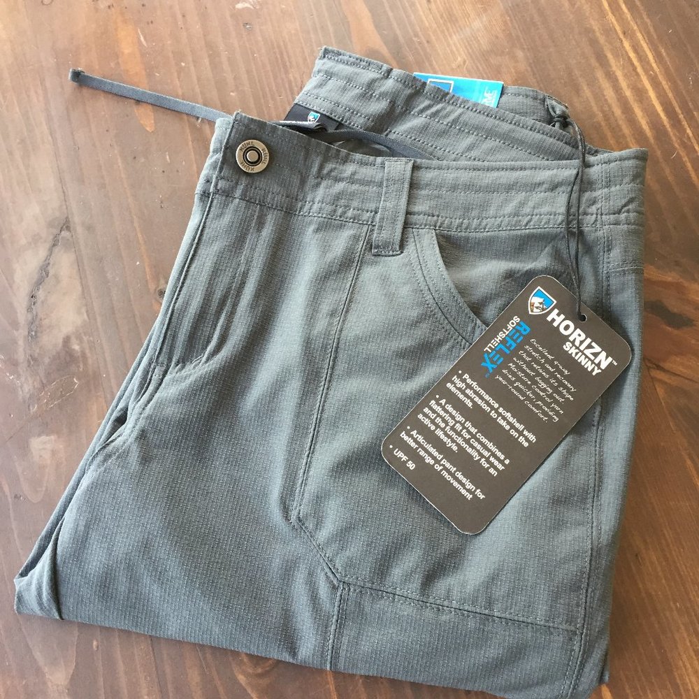 NWT Kuhl Horizn Skinny pants, grey Size 8